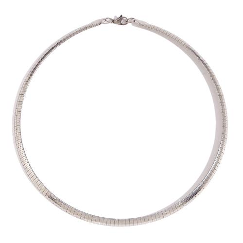 Stainless Steel Jewelry Necklace, 304 Stainless Steel, Vacuum Ion Plating, for woman, more colors for choice, Sold By PC