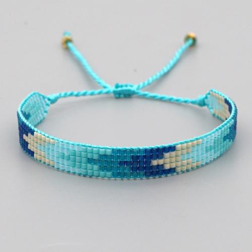 Seedbead Bracelet, Adjustable & Unisex, more colors for choice, Length:Approx 28 cm, Sold By PC