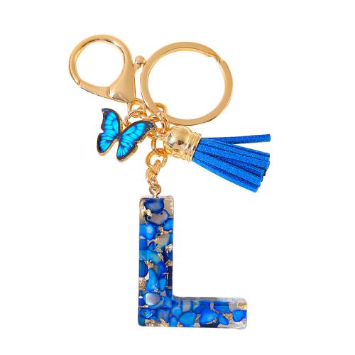 Tibetan Style Key Clasp, with Resin, epoxy gel, multifunctional & different styles for choice, golden, Product package size 6X5X1.2CM, Sold By PC