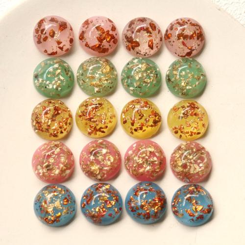 Mode Harpiks Cabochoner, Resin, du kan DIY, flere farver til valg, 19.50mm, Solgt af PC