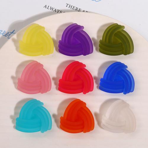 Hair Accessories DIY Findings, Resin, Triangle, more colors for choice, 28x29mm, Sold By PC