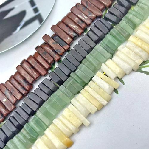 Gemstone Pendants Jewelry, Natural Stone, DIY & different materials for choice, more colors for choice, 5x15mm, Approx 85PCs/Strand, Sold By Strand