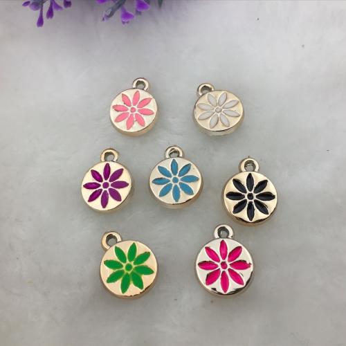 Copper Coated Plastic Pendant, DIY & enamel, more colors for choice, 16x12.50x2.50mm, 100PCs/Bag, Sold By Bag