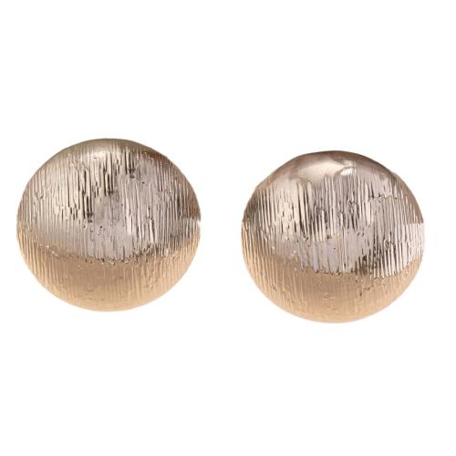 Tibetan Style Stud Earring, plated, for woman, silver color, Sold By Pair