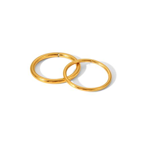 304 Stainless Steel Ring Set, 2 pieces & fashion jewelry & for woman, golden, Sold By Set