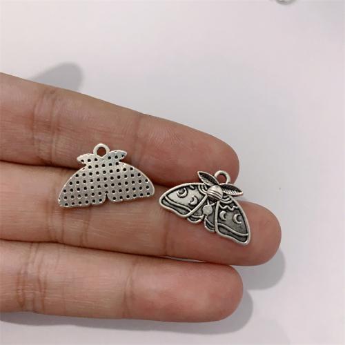 Tibetan Style Animal Pendants, Insect, antique silver color plated, DIY, 20x13mm, 100PCs/Bag, Sold By Bag