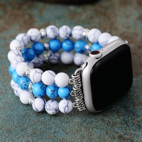 turquoise Watch Bracelet, with 304 Stainless Steel, Unisex & different size for choice, more colors for choice, Sold By PC