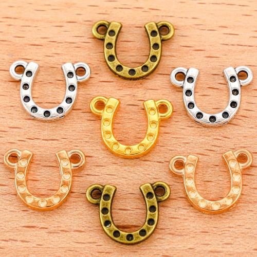 Tibetan Style Pendants, Horseshoes, plated, DIY, more colors for choice, 14x11mm, 100PCs/Bag, Sold By Bag