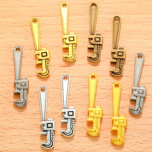 Tibetan Style Tool Pendants, plated, DIY, more colors for choice, 32x13mm, 100PCs/Bag, Sold By Bag