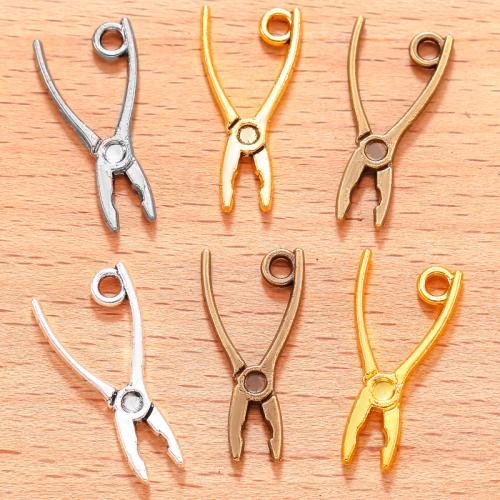 Zinc Alloy Tool Pendants Plier plated DIY Sold By Bag