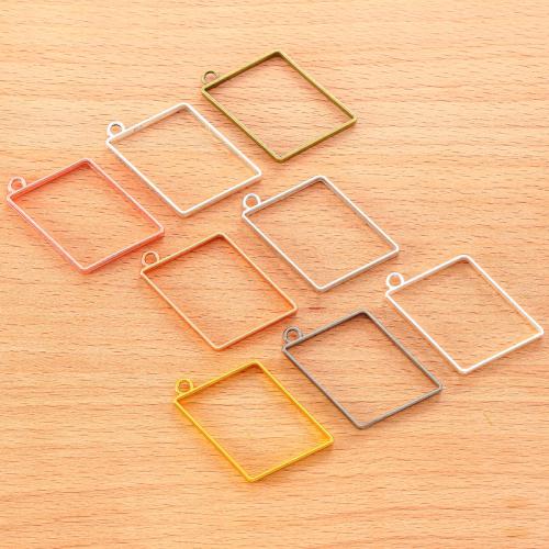 Pendentifs en alliage de zinc, Losange, Placage, DIY, plus de couleurs à choisir, 47x33mm, 100PC/sac, Vendu par sac