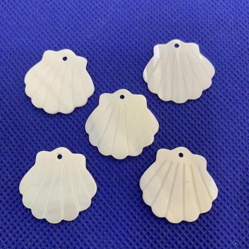 Shell Pendants, Freshwater Shell, DIY & different size for choice, white, Sold By PC