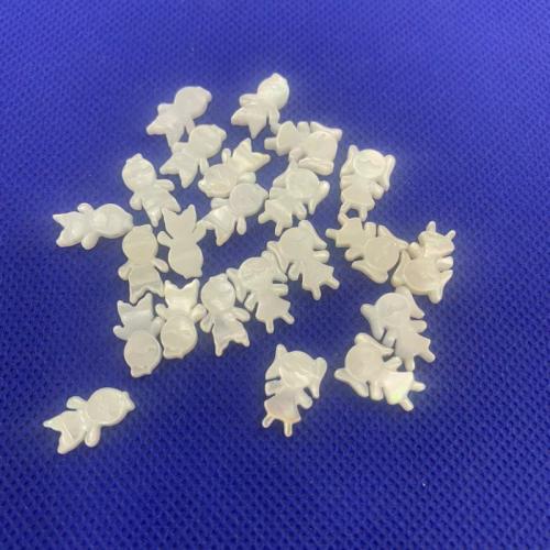 Accessoires pour cheveux résultats bricolage, Lèvre blanche, DIY & modèles différents pour le choix, blanc, 9x14mm, Vendu par PC