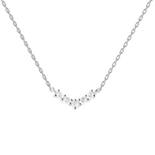 Cubic Zircon Micro Pave Brass Necklace, plated, micro pave cubic zirconia & for woman, more colors for choice, Sold By PC