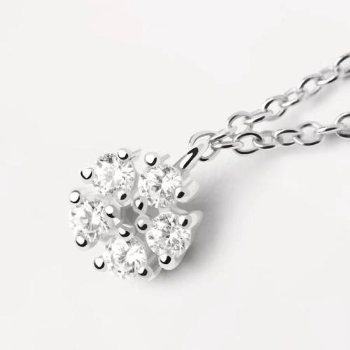 Cubic Zircon Micro Pave Brass Necklace, plated, micro pave cubic zirconia & for woman, more colors for choice, Length:Approx 41-50 cm, Sold By PC