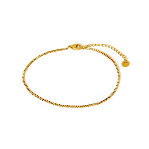 Edelstahl Schmuck Armband, 304 Edelstahl, verschiedene Stile für Wahl & für Frau, Goldfarbe, verkauft von PC