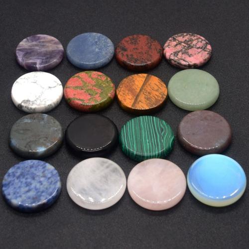 Gasket, Gemstone, Flat Round, different materials for choice, 40x8mm, Sold By PC