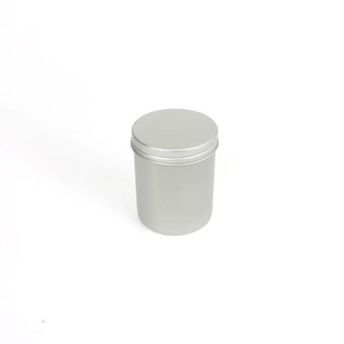 Aluminum Tea Can, Column, dustproof, 65x65x85mm, Sold By PC