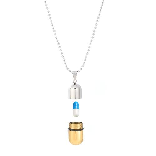 Chaîne en acier inoxydable Collier Sweater, Acier inoxydable 304, peut s’ouvrir et mettre dans quelque chose & bijoux de mode & unisexe, plus de couleurs à choisir, Longueur:Environ 70 cm, Vendu par PC