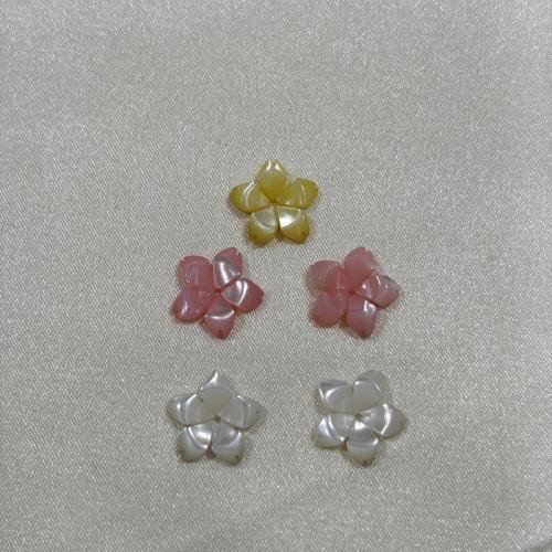 Natural Freshwater Shell Beads, Flower, DIY & different size for choice, more colors for choice, Sold By PC