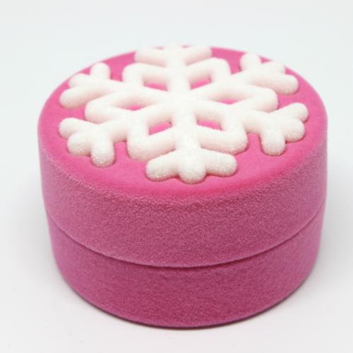 Multifunctional Jewelry Box, Velveteen, portable & dustproof, more colors for choice, 53x53x53mm, Sold By PC