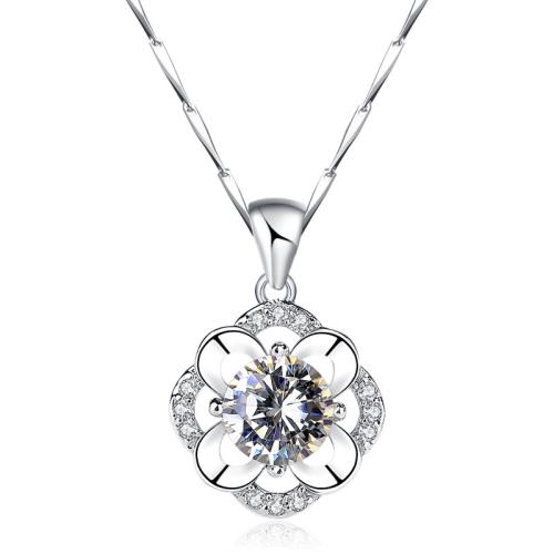 Zircon cubique Micro Pave pendentif en argent sterling, Argent sterling 925, DIY & pavé de micro zircon, plus de couleurs à choisir, 13.80x21mm, Vendu par PC