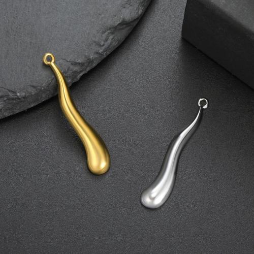 Stainless Steel Pendants, 304 Stainless Steel, DIY, more colors for choice, 38x7mm, Sold By PC