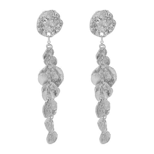 Boucle d'oreille dormeuse en alliage de zinc, Placage, bijoux de mode & pour femme, plus de couleurs à choisir, Vendu par paire