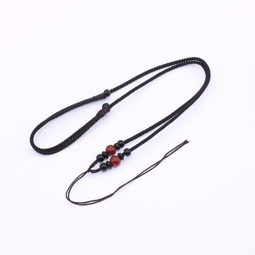 Fashion Necklace Cord, Polyester Cord, handmade, Adjustable & Unisex, more colors for choice, Length:Approx 74 cm, Sold By PC