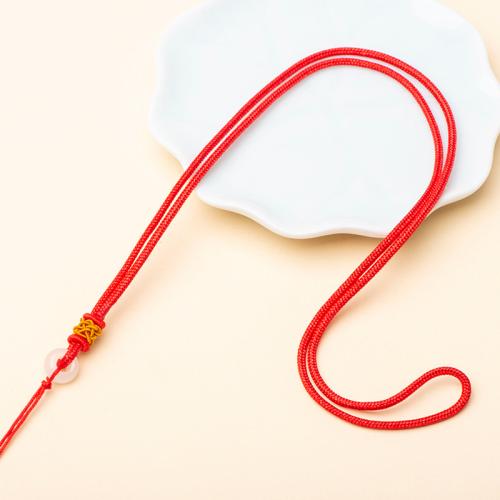 Fashion Necklace Cord, Polyester Cord, handmade, Adjustable & Unisex, more colors for choice, Length:Approx 66 cm, Sold By PC