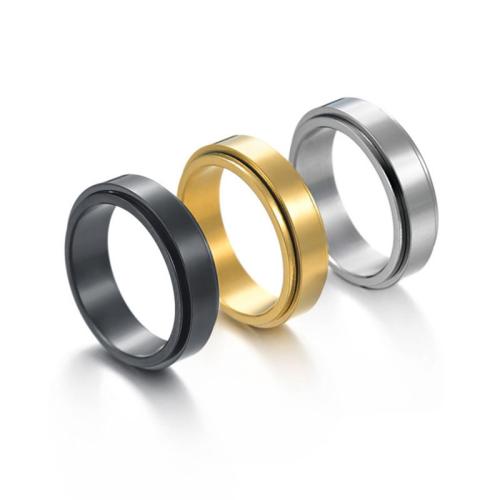 Couple Finger Rings, 304 Stainless Steel, fashion jewelry & Unisex & different size for choice, more colors for choice, Sold By PC