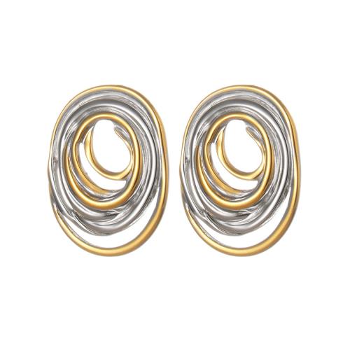 Stainless Steel Stud Earrings, 304 Stainless Steel, fashion jewelry & for woman, 28x21mm, Sold By Pair