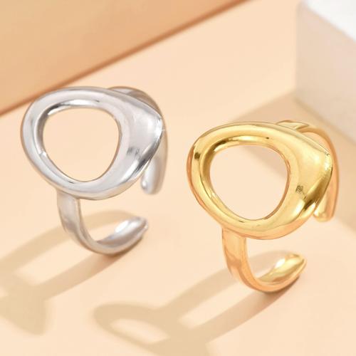 Stainless Steel Finger Ring, 304 Stainless Steel, fashion jewelry & for woman, more colors for choice, US Ring Size:7, Sold By PC