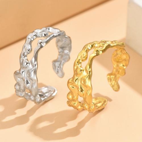 Stainless Steel Finger Ring, 304 Stainless Steel, fashion jewelry & for woman, more colors for choice, US Ring Size:7, Sold By PC