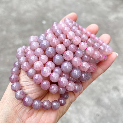 Rose Quartz Bracelet, Round, handmade, different size for choice & for woman, Length:Approx 6-7 Inch, Sold By PC