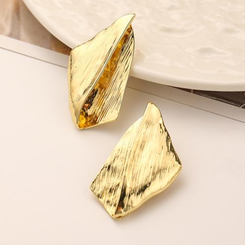 Tibetan Style Stud Earring, fashion jewelry & different styles for choice & for woman, golden, Sold By Pair