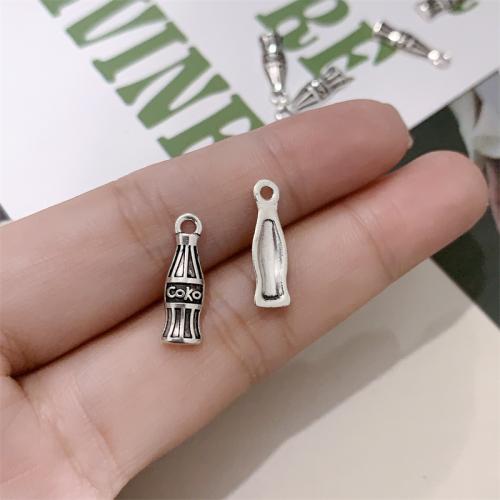 Tibetan Style Pendants, Cola, antique silver color plated, DIY, 5x18mm, 100PCs/Bag, Sold By Bag