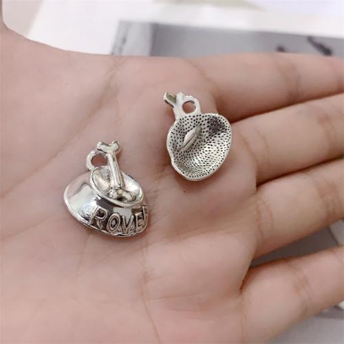 Tibetan Style Pendants, Dog Bone, antique silver color plated, DIY, 18x20mm, 100PCs/Bag, Sold By Bag