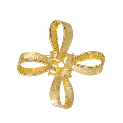 Tibetan Style Brooches, Cross, 18K gold plated, fashion jewelry & Unisex & hollow, Sold By PC