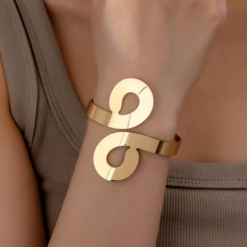 Iron Bracelet, plated, for woman, gold, Sold By PC