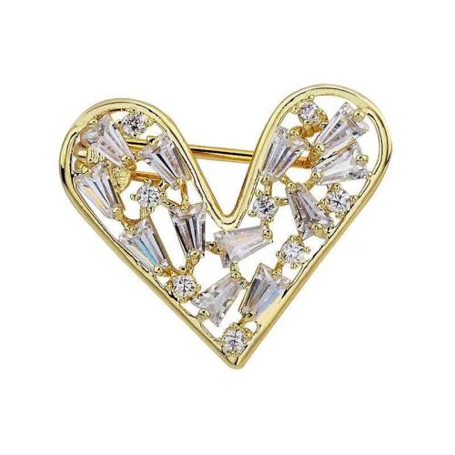 Tibetan Style Brooches, for woman & with rhinestone, more colors for choice, Sold By PC