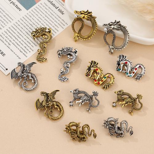 Tibetan Style Brooches, with Plastic Pearl, different styles for choice & for woman & enamel & with rhinestone, more colors for choice, Sold By PC