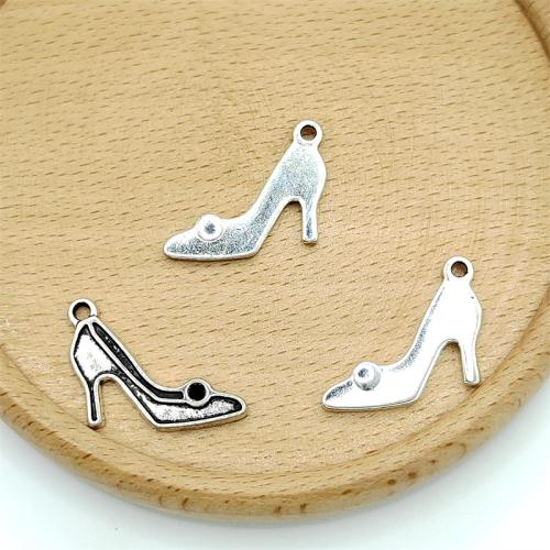 Zinklegierung Schuhe Anhänger, antik silberfarben plattiert, DIY, 24x20mm, 100PCs/Tasche, verkauft von Tasche