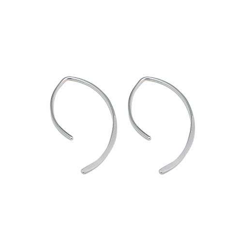 925 Sterling Silver Earring Hook, fashion jewelry & for woman, more colors for choice, 22mm, Sold By Pair