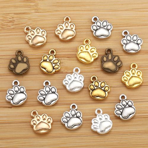 Tibetan Style Pendants, Claw, plated, DIY, more colors for choice, nickel, lead & cadmium free, 10x12mm, 100PCs/Bag, Sold By Bag