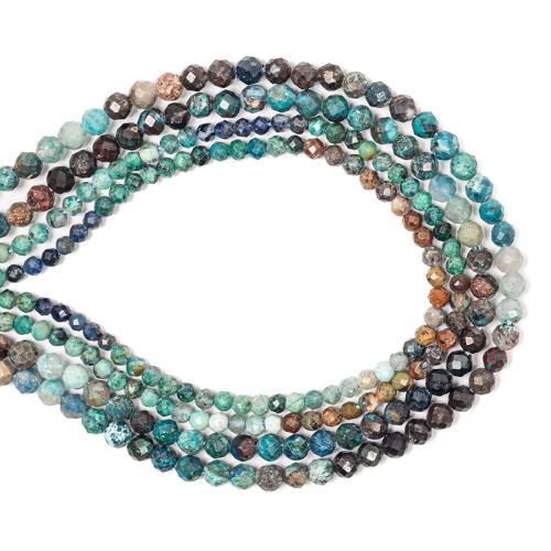 Turquoise Beads, Phoenix Turquoise, Round, DIY & different size for choice, mixed colors, Sold By Strand