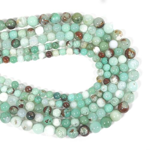 Perles en jade, Australie Jade, Rond, DIY & normes différentes pour le choix, couleurs mélangées, Vendu par brin