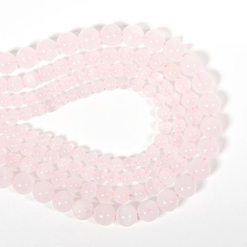 Gemstone Jewelry Beads, Calcite, Round, DIY & different size for choice, pink, Sold By Strand