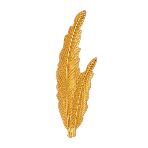 Tibetan Style Brooches, Leaf, plated, fashion jewelry & Unisex, more colors for choice, Sold By PC