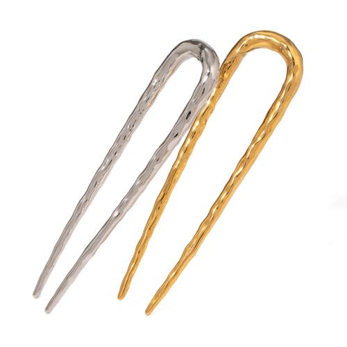 Hair Stick, 304 Stainless Steel, plated, fashion jewelry & for woman, more colors for choice, Sold By PC